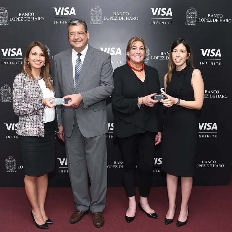 Banco López de Haro presenta Tarjeta VISA Infinite