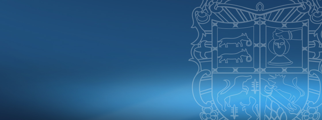 Banco López de Haro - fondo azul con logotipo