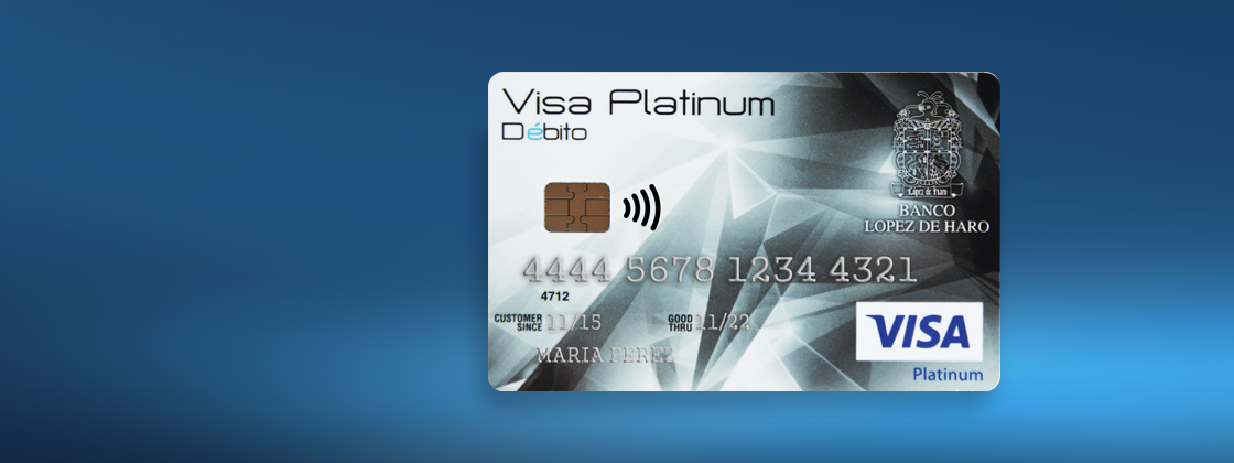 Tarjeta de Débito Platinum - Banco López de Haro