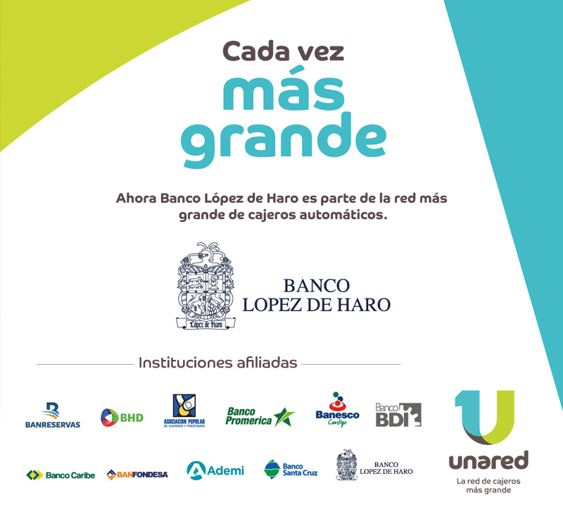 Banco López de Haro ya es parte de UNARED